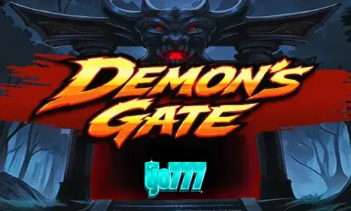 Tampilan visual slot Demon's Gate dengan tema fantasi gelap dan portal mistis